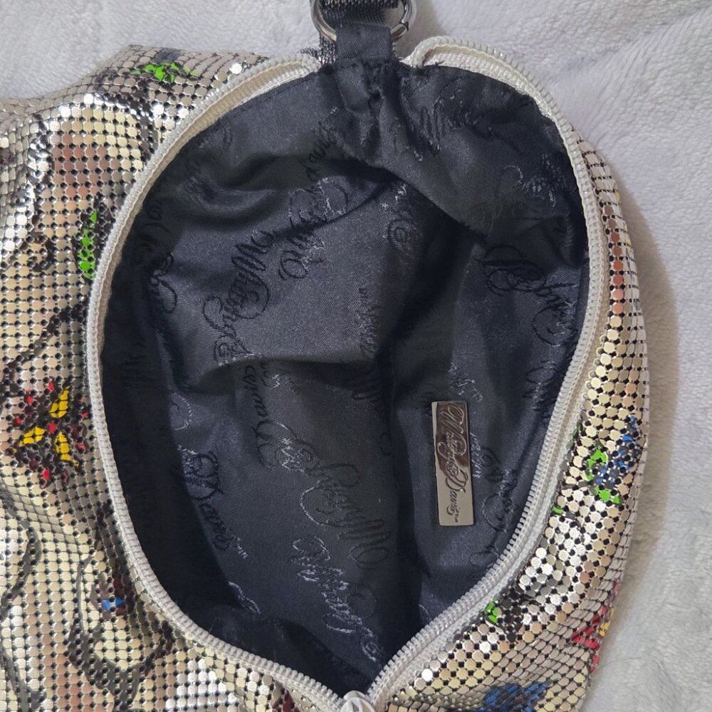 Whiting & Davis Floral Mesh Handbag - Picture 4 of 4